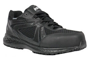 Hoss Mens Reno ll Comp Toe Work Sneakers Size 11 WIDE 2E Black Waterproof NIB